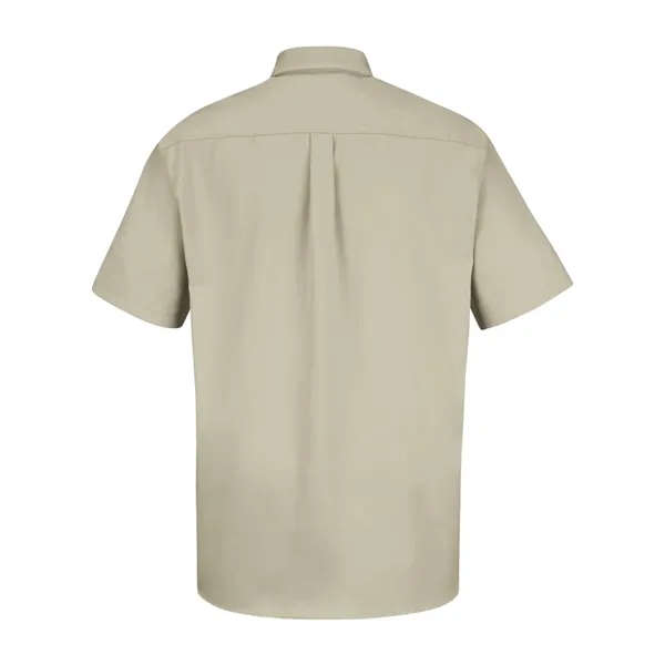 Red Kap Men's Short Sleeve 100% Cotton Dress Shirt - Red Kap Men's Short Sleeve 100% Cotton Dress Shirt - Image 4 of 4