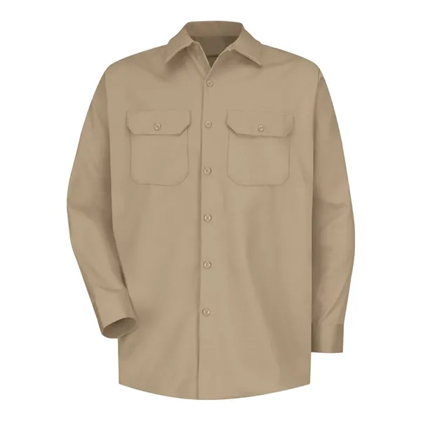 Red Kap Men's Deluxe Heavyweight Cotton Shirt - Red Kap Men's Deluxe Heavyweight Cotton Shirt - Image 5 of 6