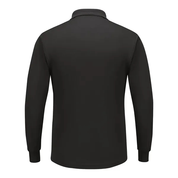 Red Kap Men's Long Sleeve Performance Knit Polo - Red Kap Men's Long Sleeve Performance Knit Polo - Image 2 of 8