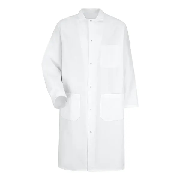 Custom Red Kap Unisex Gripper - Front Butcher Frock - Interior C...