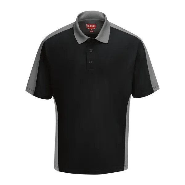 Red Kap Men's Performance Knit Two Tone Polo