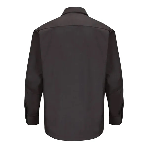 Red Kap Men's Tall Long Sleeve Automotive Crew Shirt - Red Kap Men's Tall Long Sleeve Automotive Crew Shirt - Image 10 of 15