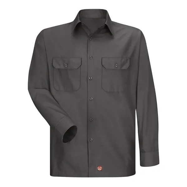 Red Kap Men's Ripstop Long Sleeve Shirt - Red Kap Men's Ripstop Long Sleeve Shirt - Image 3 of 12