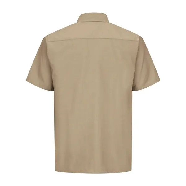 Red Kap Men's Tall Ripstop Short Sleeve Work Shirt - Red Kap Men's Tall Ripstop Short Sleeve Work Shirt - Image 8 of 12