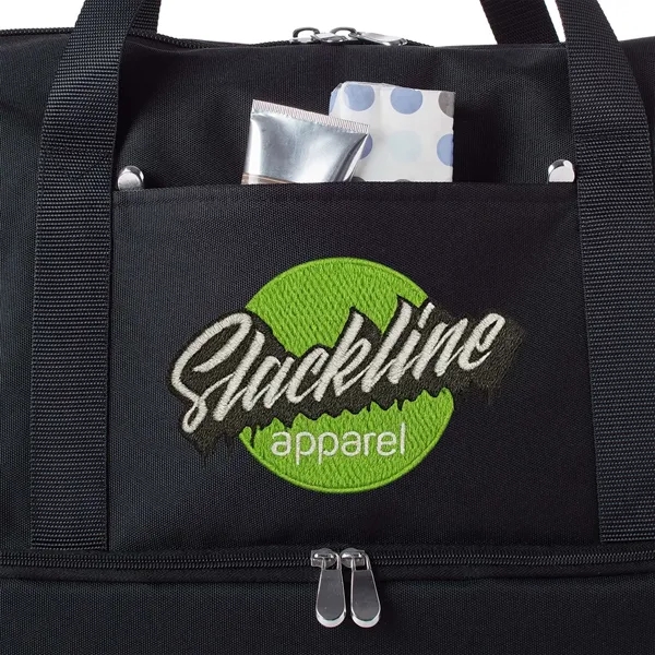 Traveler Duffel with Embroidery - Traveler Duffel with Embroidery - Image 1 of 11