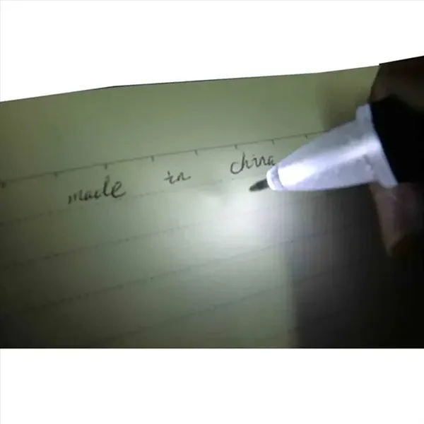 LED Flashlight Pen with Clip and Lanyard - LED Flashlight Pen with Clip and Lanyard - Image 3 of 3