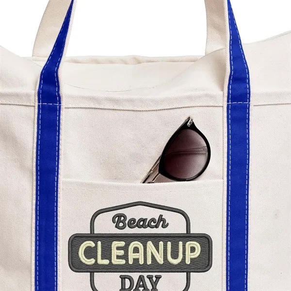 Classic Boat Bag with Embroidery - Classic Boat Bag with Embroidery - Image 1 of 8