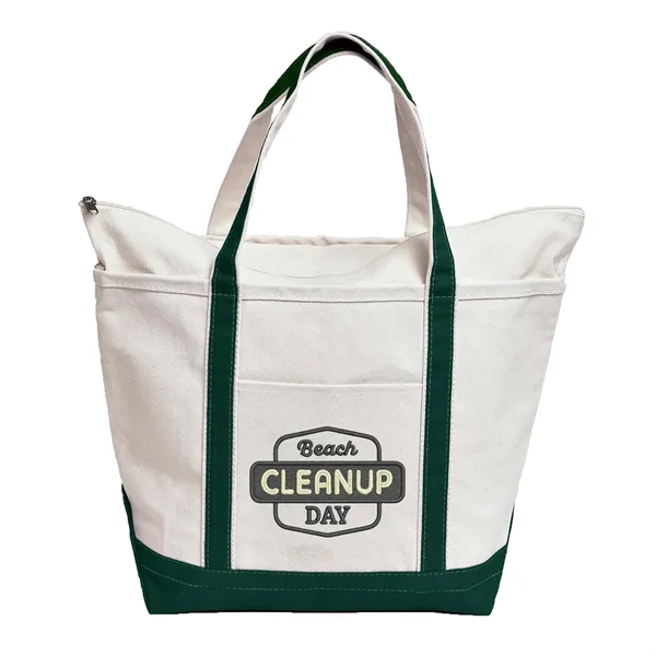 Classic Boat Bag with Embroidery - Classic Boat Bag with Embroidery - Image 3 of 8
