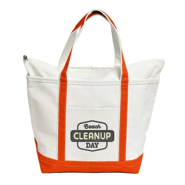 Classic Boat Bag with Embroidery - Classic Boat Bag with Embroidery - Image 4 of 8