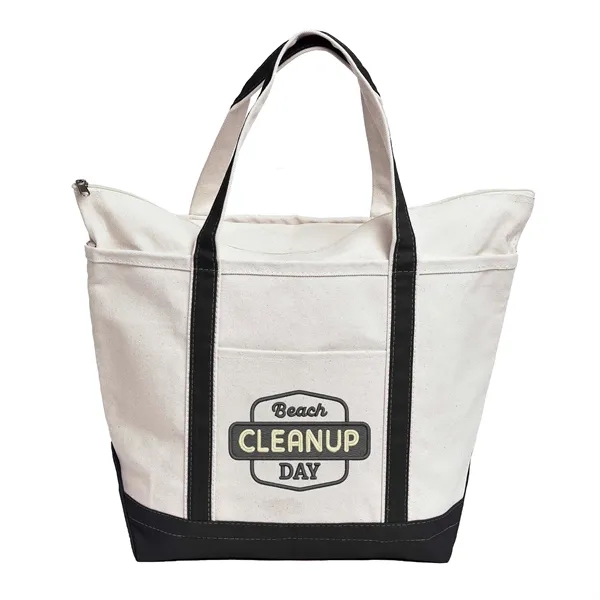 Classic Boat Bag with Embroidery - Classic Boat Bag with Embroidery - Image 7 of 8