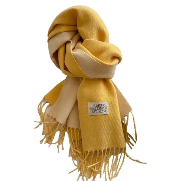 Double-sided cashmere scarf - Double-sided cashmere scarf - Image 0 of 17