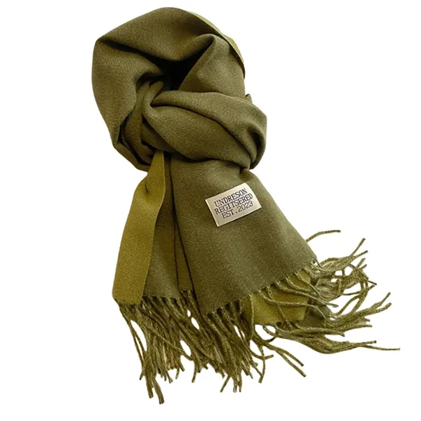 Double-sided cashmere scarf - Double-sided cashmere scarf - Image 1 of 17