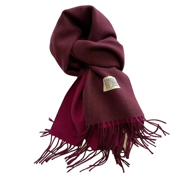 Double-sided cashmere scarf - Double-sided cashmere scarf - Image 7 of 17