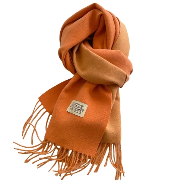 Double-sided cashmere scarf - Double-sided cashmere scarf - Image 12 of 17