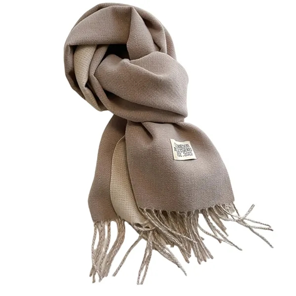 Double-sided cashmere scarf - Double-sided cashmere scarf - Image 13 of 17