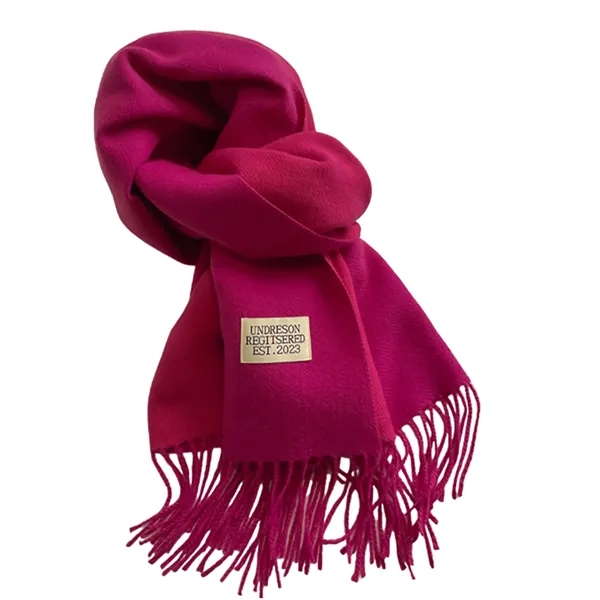 Double-sided cashmere scarf - Double-sided cashmere scarf - Image 16 of 17