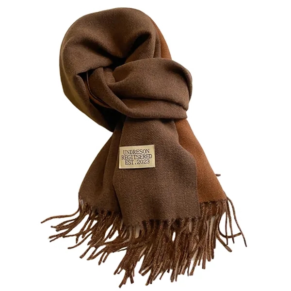 Double-sided cashmere scarf - Double-sided cashmere scarf - Image 17 of 17