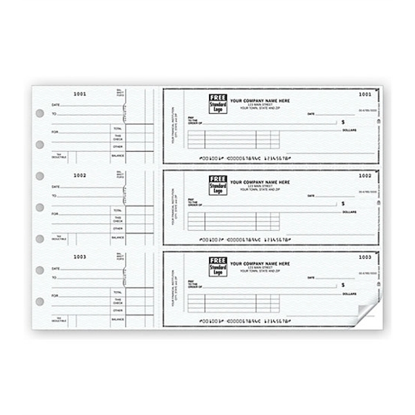 Voucher checks, 3-on-a-page - Voucher checks, 3-on-a-page - Image 0 of 1