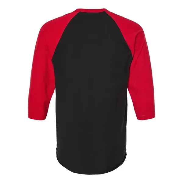 Tultex Unisex Fine Jersey Raglan T-Shirt - Tultex Unisex Fine Jersey Raglan T-Shirt - Image 4 of 38