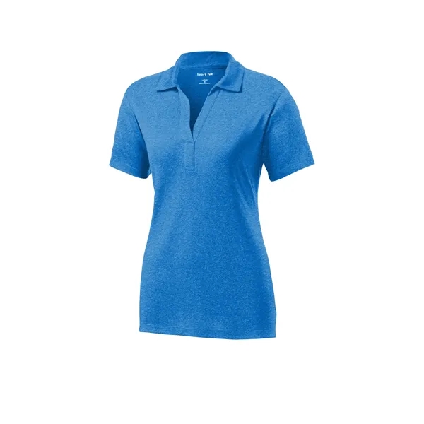 Sport-Tek Women's Heather Contender Polo. - Sport-Tek Women's Heather Contender Polo. - Image 3 of 54