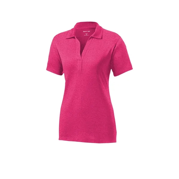 Sport-Tek Women's Heather Contender Polo. - Sport-Tek Women's Heather Contender Polo. - Image 53 of 54