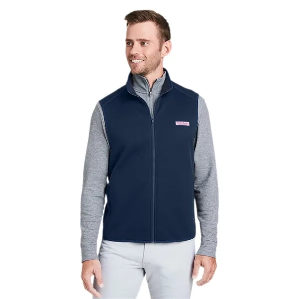 vineyard vines Men's Mountain Sweater Fleece Vest - vineyard vines Men's Mountain Sweater Fleece Vest - Image 0 of 4