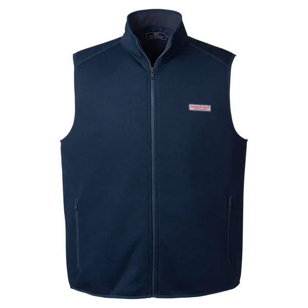 vineyard vines Men's Mountain Sweater Fleece Vest - vineyard vines Men's Mountain Sweater Fleece Vest - Image 3 of 4