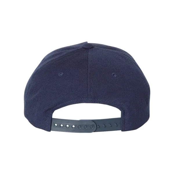 YP Classics Premium Five-Panel Curved Bill Snapback Cap - YP Classics Premium Five-Panel Curved Bill Snapback Cap - Image 6 of 8