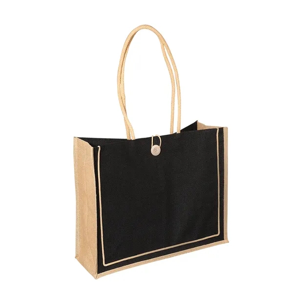 Milan Jute Tote Bag - Milan Jute Tote Bag - Image 2 of 14