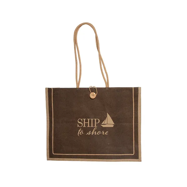 Milan Jute Tote Bag - Milan Jute Tote Bag - Image 5 of 14