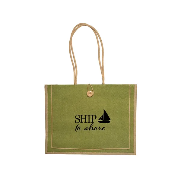 Milan Jute Tote Bag - Milan Jute Tote Bag - Image 7 of 14
