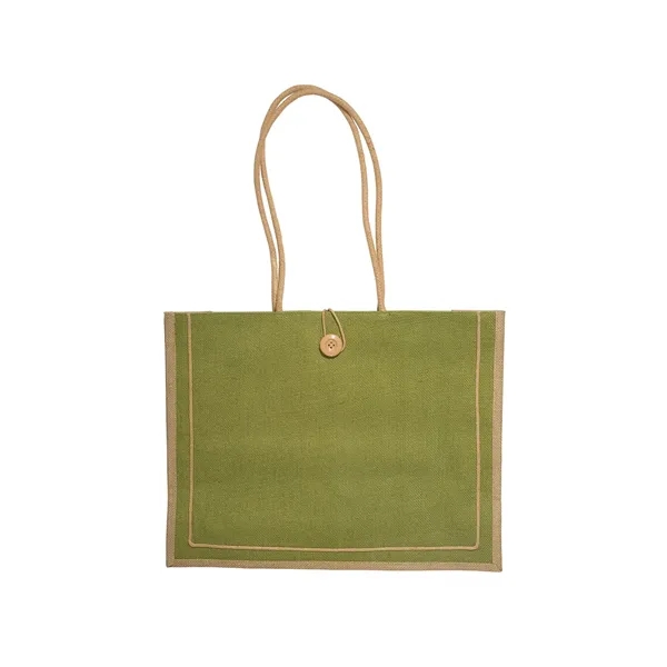 Milan Jute Tote Bag - Milan Jute Tote Bag - Image 8 of 14