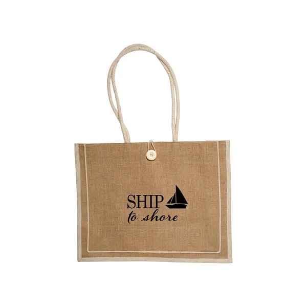Milan Jute Tote Bag - Milan Jute Tote Bag - Image 10 of 14