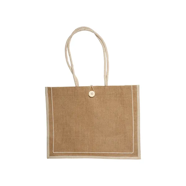 Milan Jute Tote Bag - Milan Jute Tote Bag - Image 12 of 14