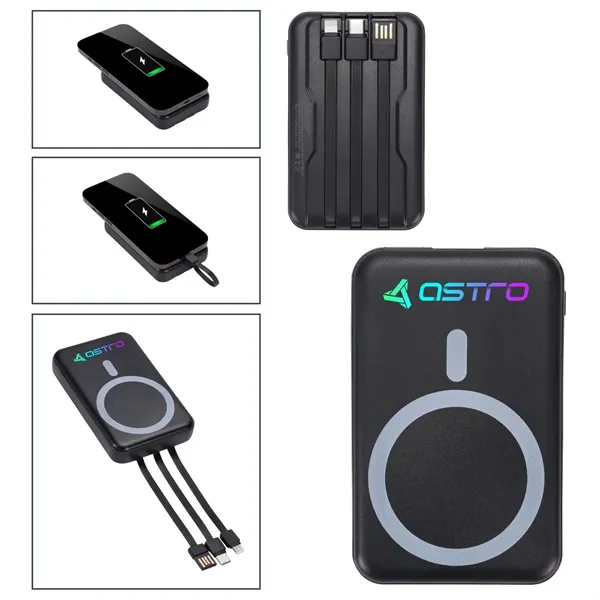 Wireless Charger & Power Bank 10,000 mAh - Wireless Charger & Power Bank 10,000 mAh - Image 0 of 2
