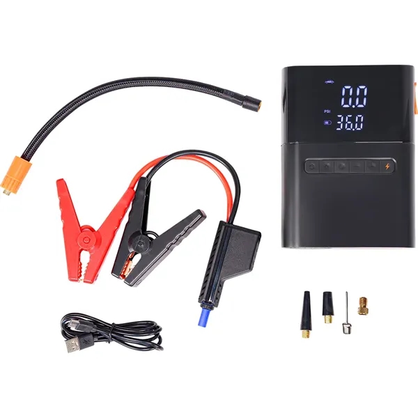 100W Jump Starter/Tire Inflator - 100W Jump Starter/Tire Inflator - Image 3 of 25