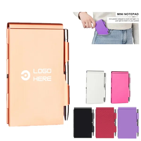 Metal Notebook With Metal Pen - Metal Notebook With Metal Pen - Image 0 of 6
