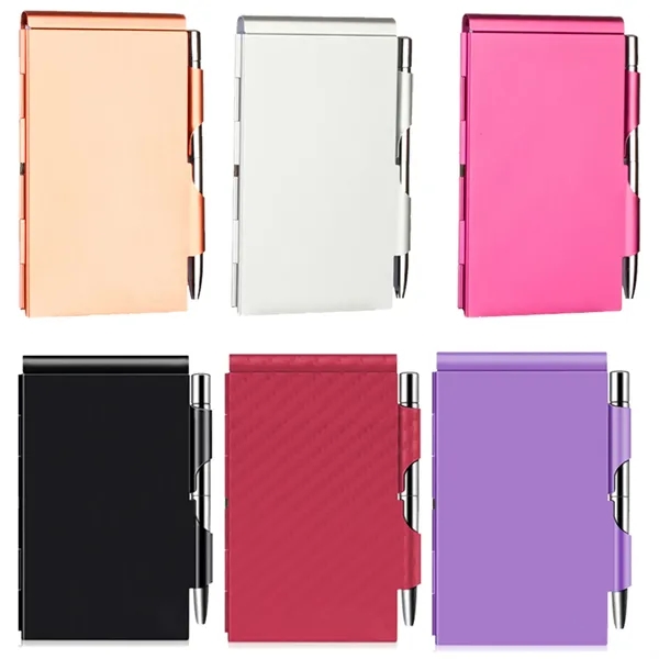 Metal Notebook With Metal Pen - Metal Notebook With Metal Pen - Image 2 of 6