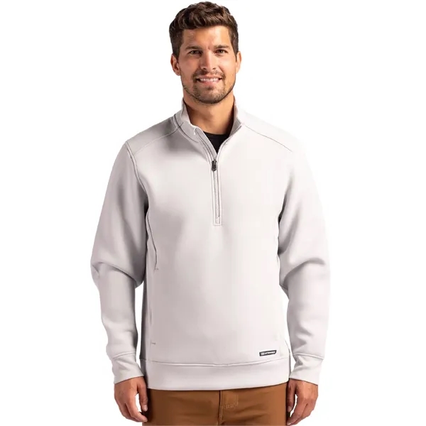 Cutter & Buck Roam Recycled Buttery-Soft Knit Mens Quarte...