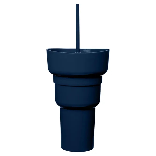 Team 365 1L Recycled PP Stadium Tumbler with Snack Bowl - Team 365 1L Recycled PP Stadium Tumbler with Snack Bowl - Image 10 of 69