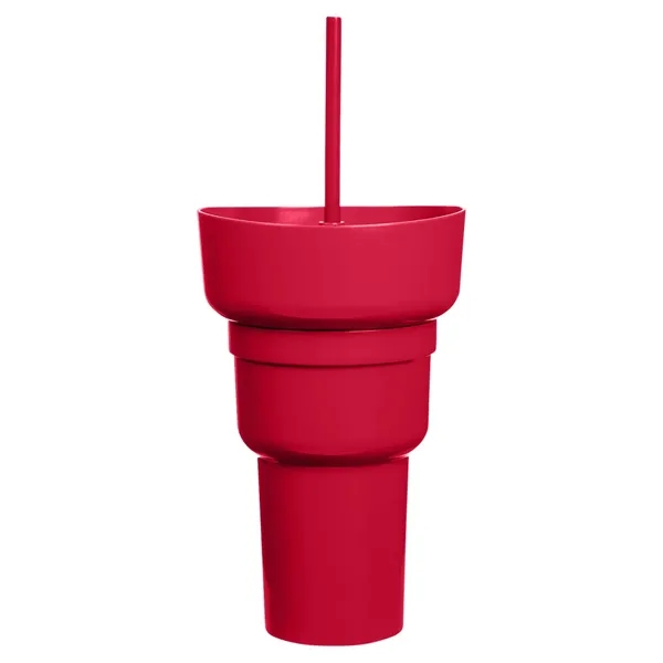 Team 365 1L Recycled PP Stadium Tumbler with Snack Bowl - Team 365 1L Recycled PP Stadium Tumbler with Snack Bowl - Image 31 of 69