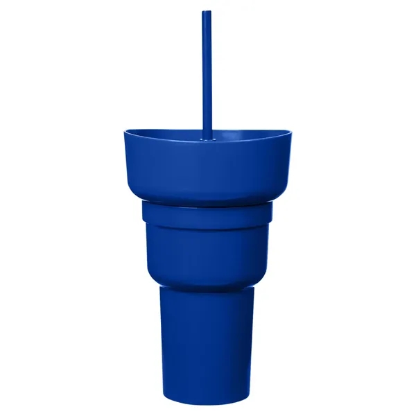 Team 365 1L Recycled PP Stadium Tumbler with Snack Bowl - Team 365 1L Recycled PP Stadium Tumbler with Snack Bowl - Image 36 of 69