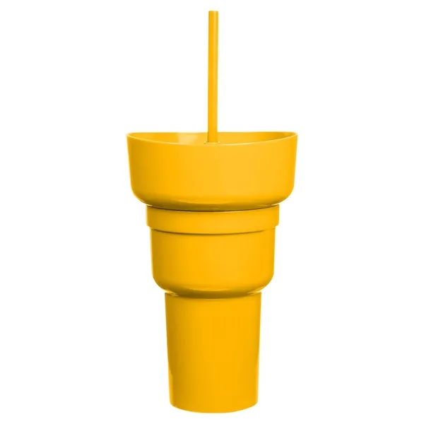 Team 365 1L Recycled PP Stadium Tumbler with Snack Bowl - Team 365 1L Recycled PP Stadium Tumbler with Snack Bowl - Image 41 of 69