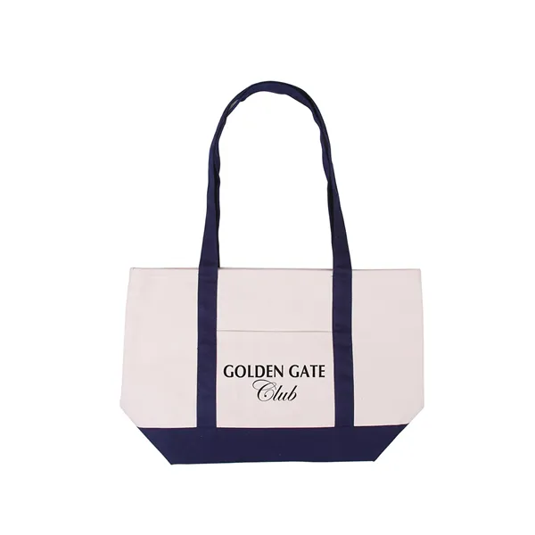 Cotton Canvas Boat Tote Bag - Cotton Canvas Boat Tote Bag - Image 0 of 9