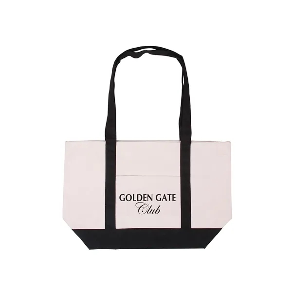 Cotton Canvas Boat Tote Bag - Cotton Canvas Boat Tote Bag - Image 2 of 9