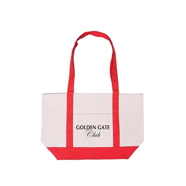 Cotton Canvas Boat Tote Bag - Cotton Canvas Boat Tote Bag - Image 9 of 9