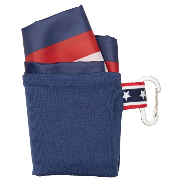 USA Patriotic Packable On-The-Go Picnic Mat - USA Patriotic Packable On-The-Go Picnic Mat - Image 1 of 3