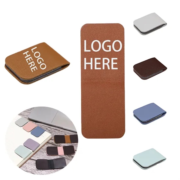Rectangular Leather Magnetic Bookmark - Rectangular Leather Magnetic Bookmark - Image 0 of 4
