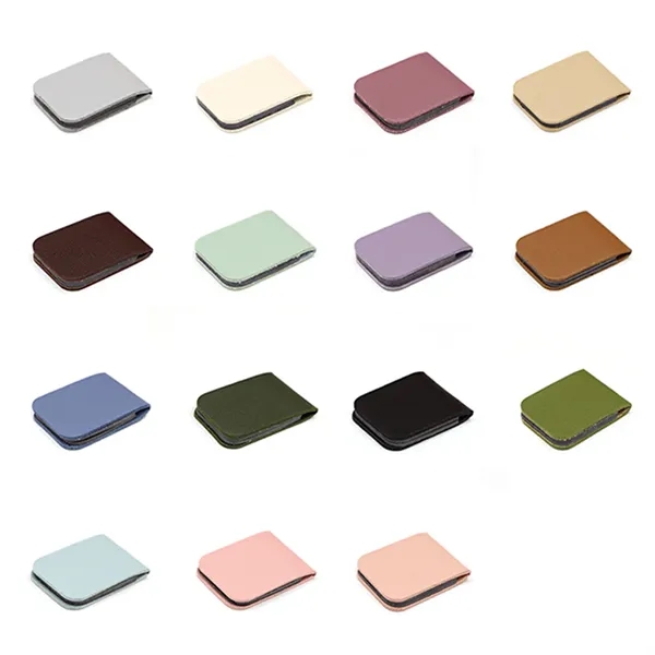 Rectangular Leather Magnetic Bookmark - Rectangular Leather Magnetic Bookmark - Image 2 of 4