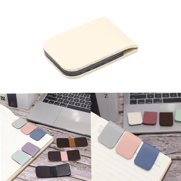 Rectangular Leather Magnetic Bookmark - Rectangular Leather Magnetic Bookmark - Image 4 of 4
